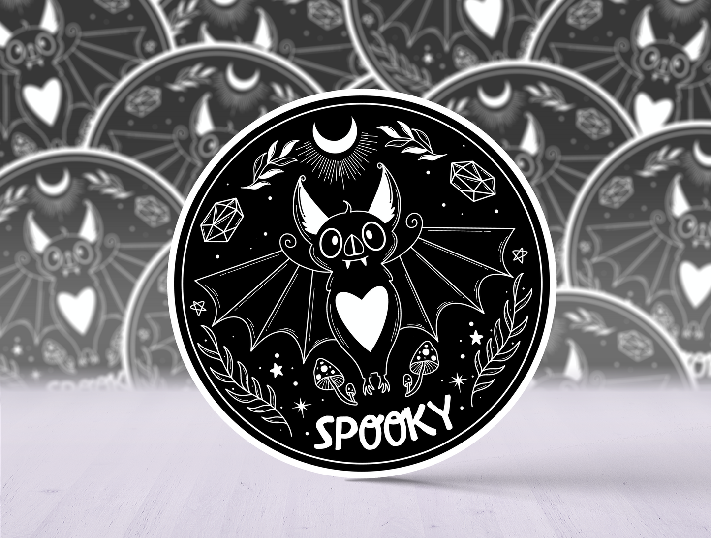 Spooky Bat Sticker