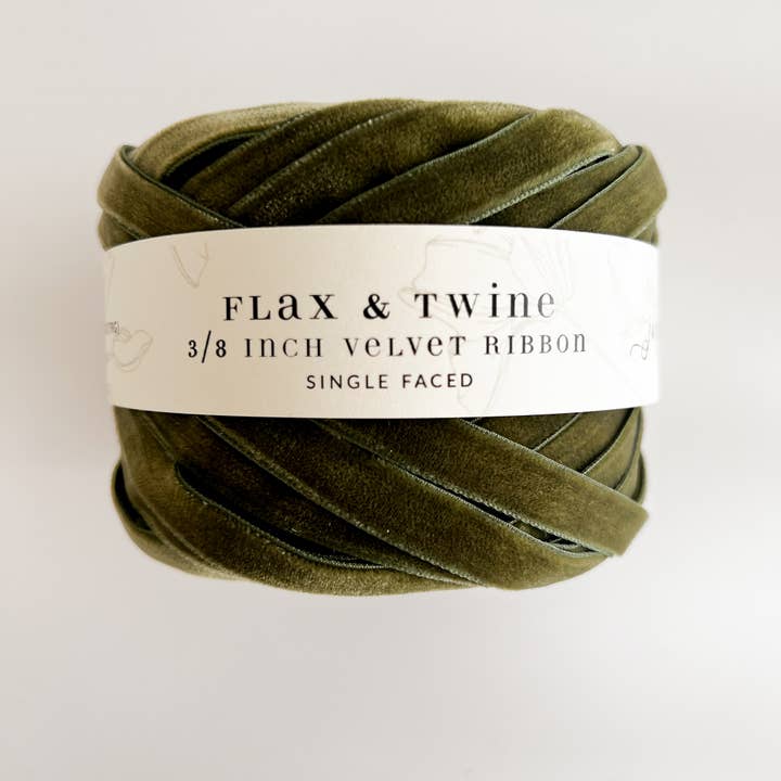 Flax & Twine Velvet Ribbon