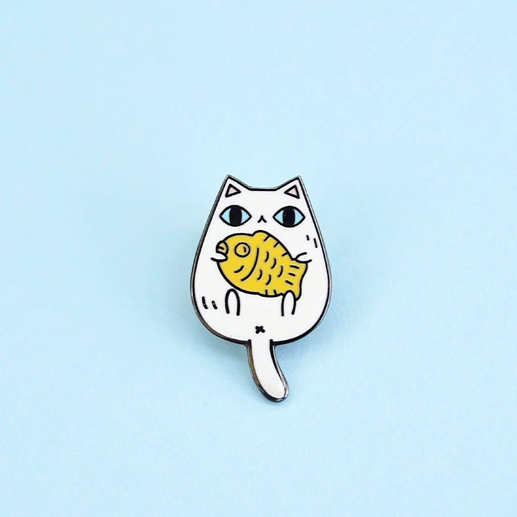 Taiyaki Cat Enamel Pin