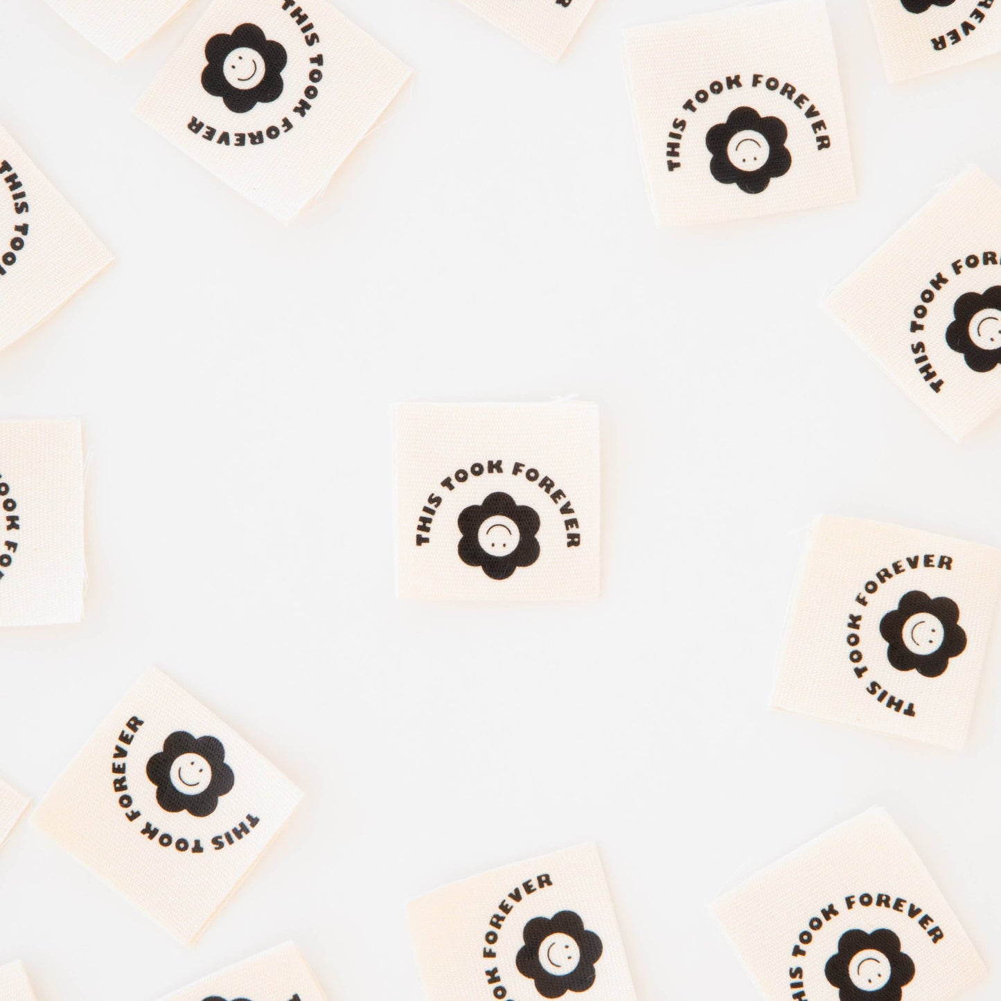 This Took Forever Sew-In Woven Labels (Pack of 8)