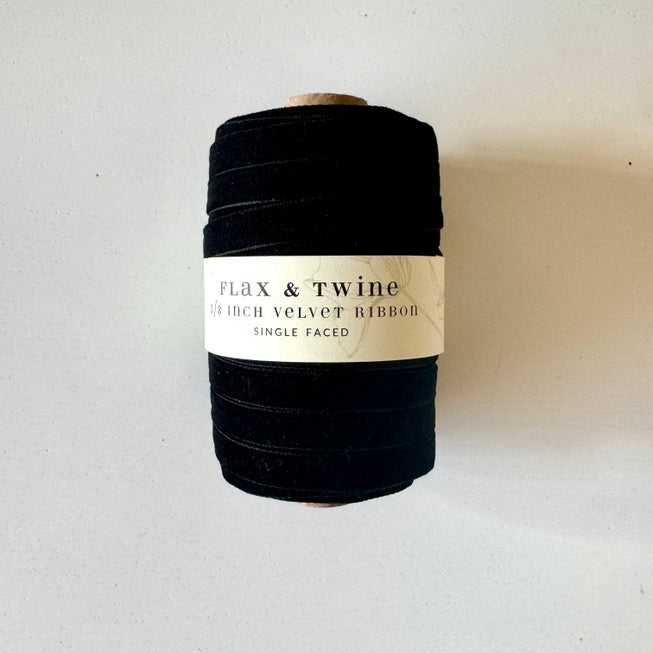 Flax & Twine Velvet Ribbon