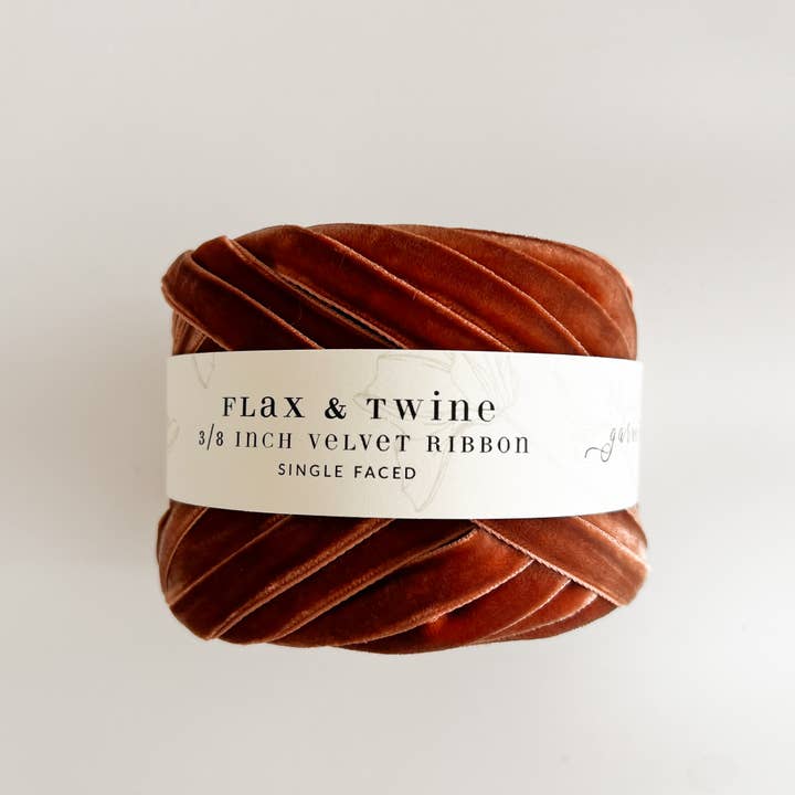 Flax & Twine Velvet Ribbon