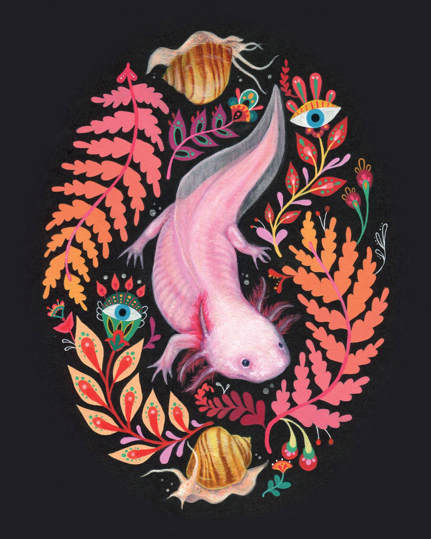 Kiwi Mango print: 8"x10"