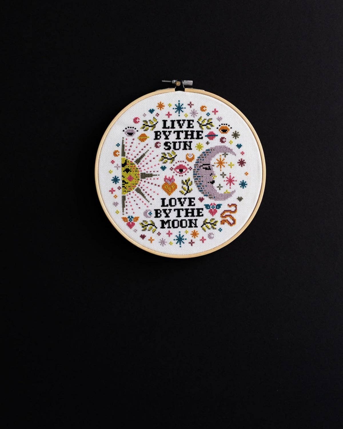 'Love By The Moon' Cross Stitch Kit