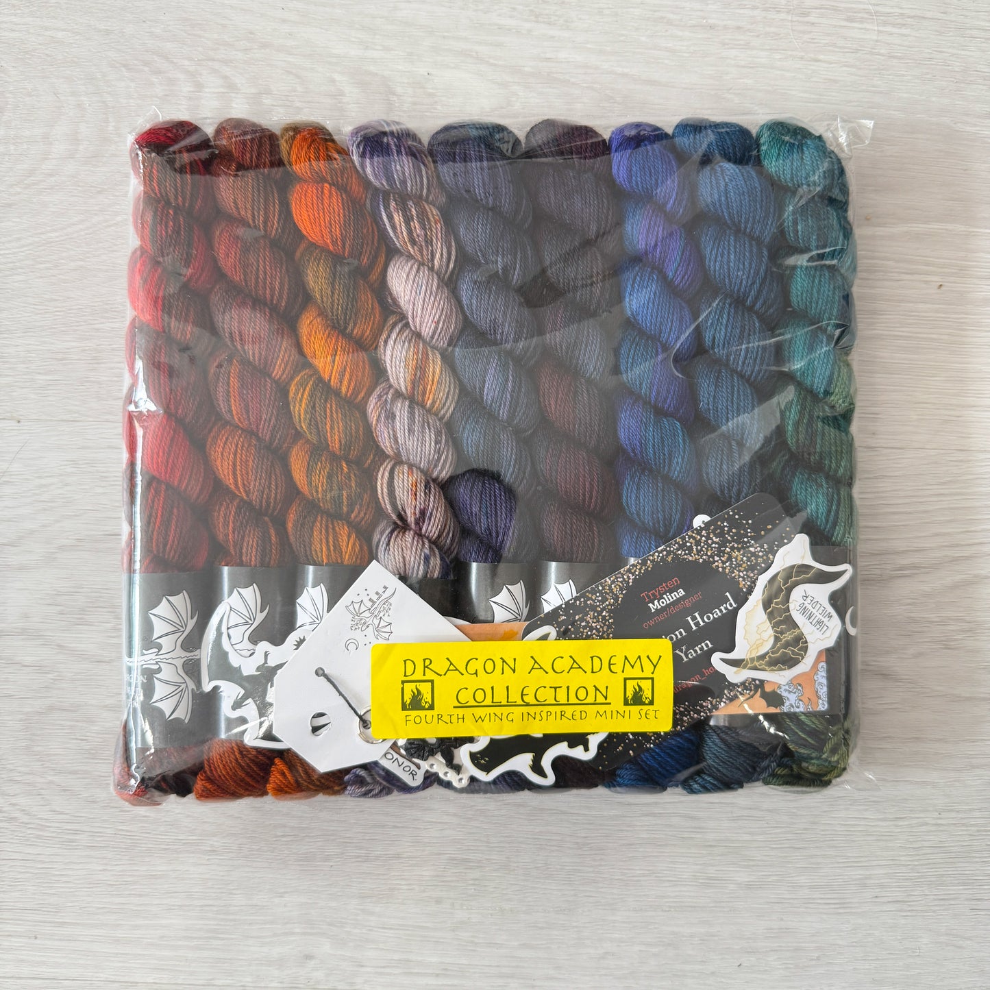 Dragon Academy Collection Mini Skein Set by Dragon Hoard Yarn