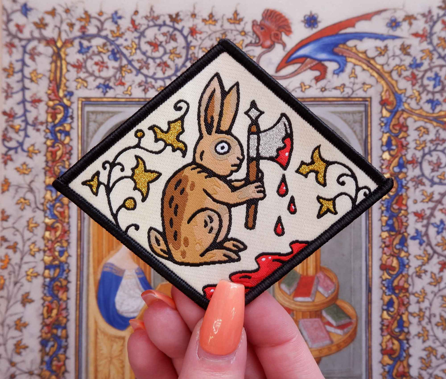 Murder Rabbit - Woven Patch