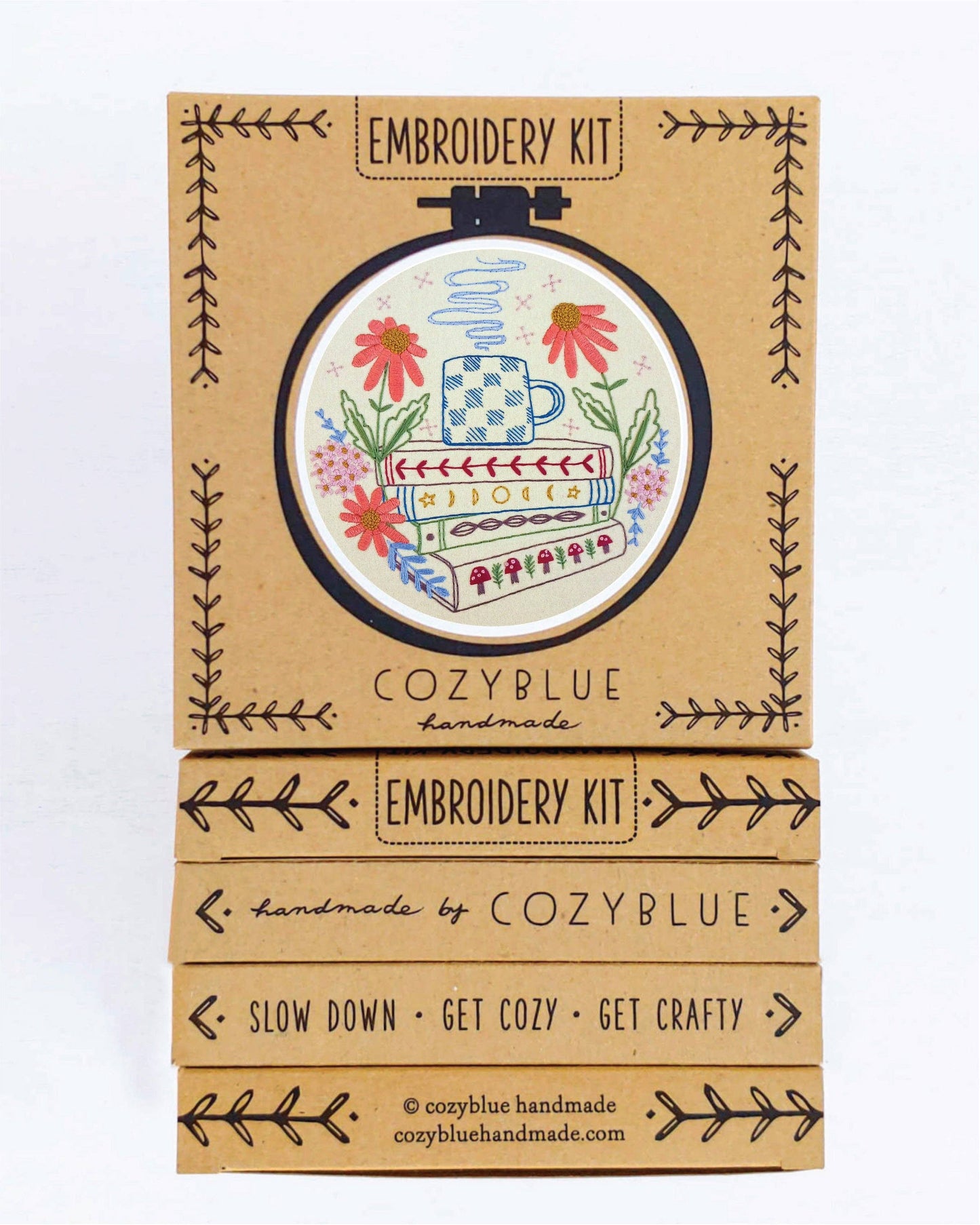 Book Nook - Cozyblue Handmade Embroidery Kit