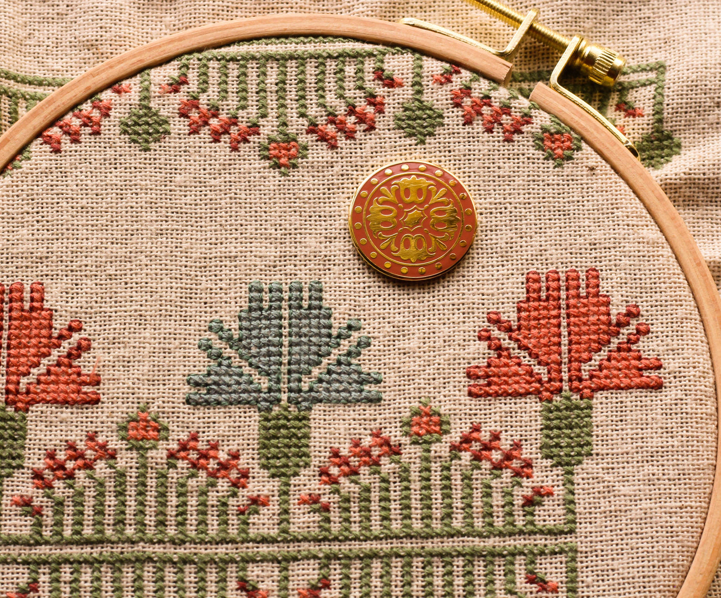 Byzantine Tulip - Byzantine Inspired Needle Minder