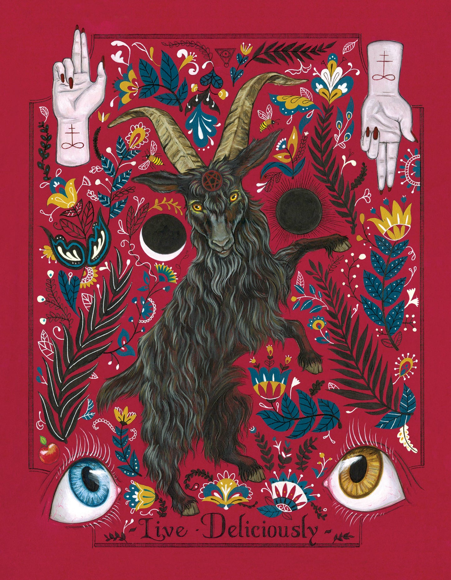 Live Deliciously print: 8"x10"