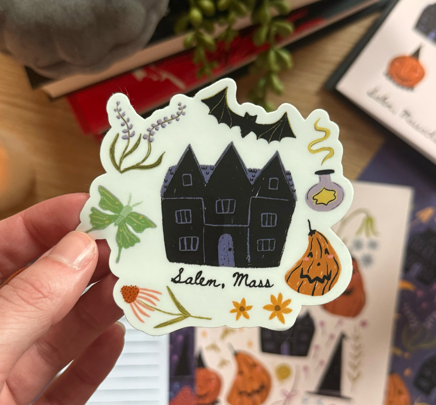 Witch Houser Sticker | Midnight Salem Collection