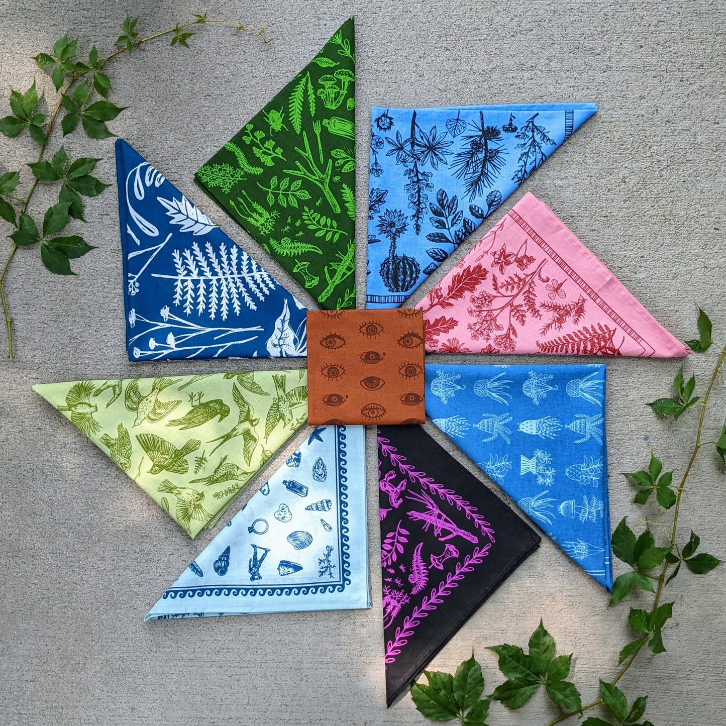 Bandana | eyeball - orange