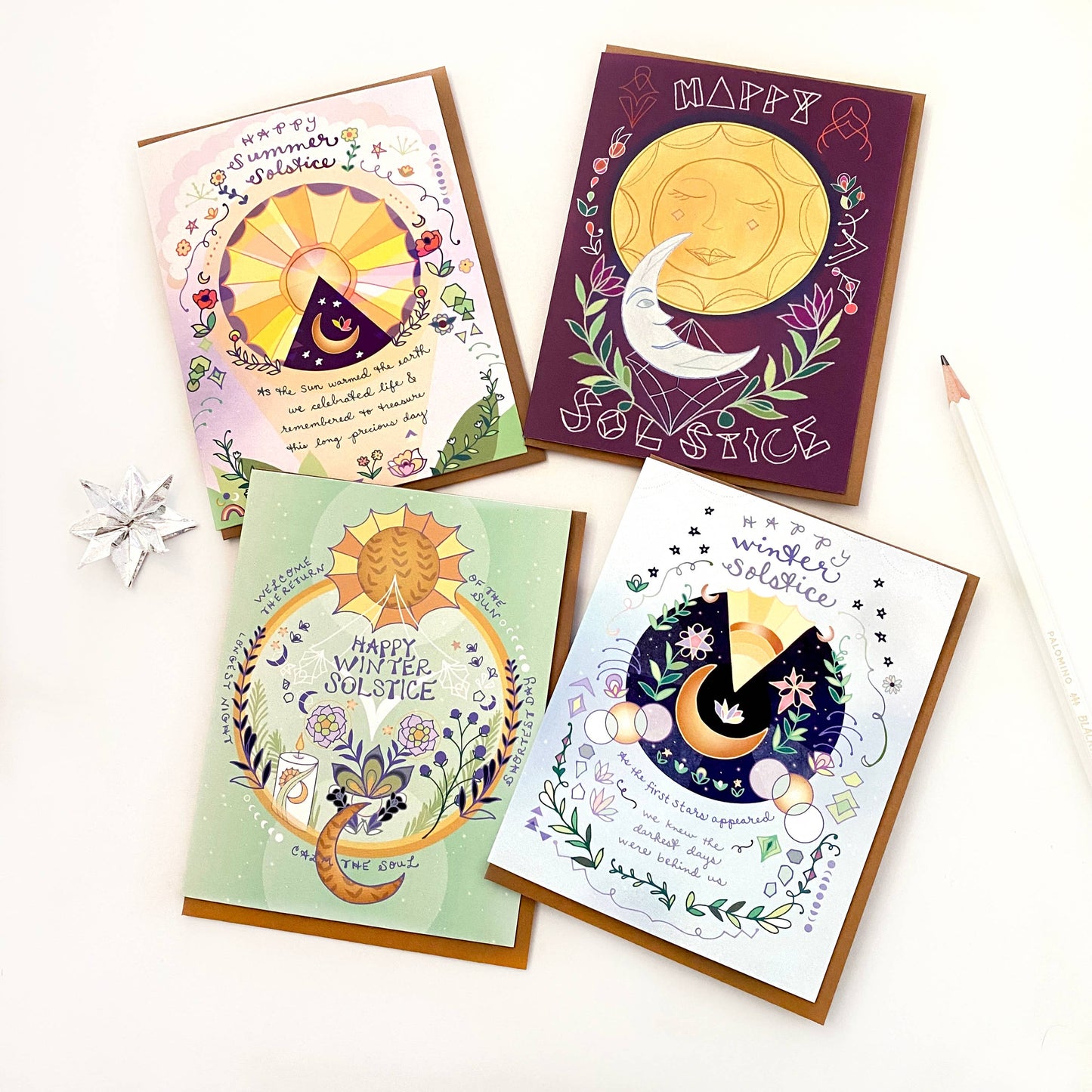 Happy Winter Solstice Card