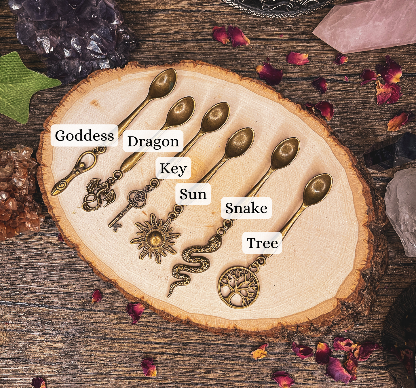 Goddess Witchy Charm Spoons