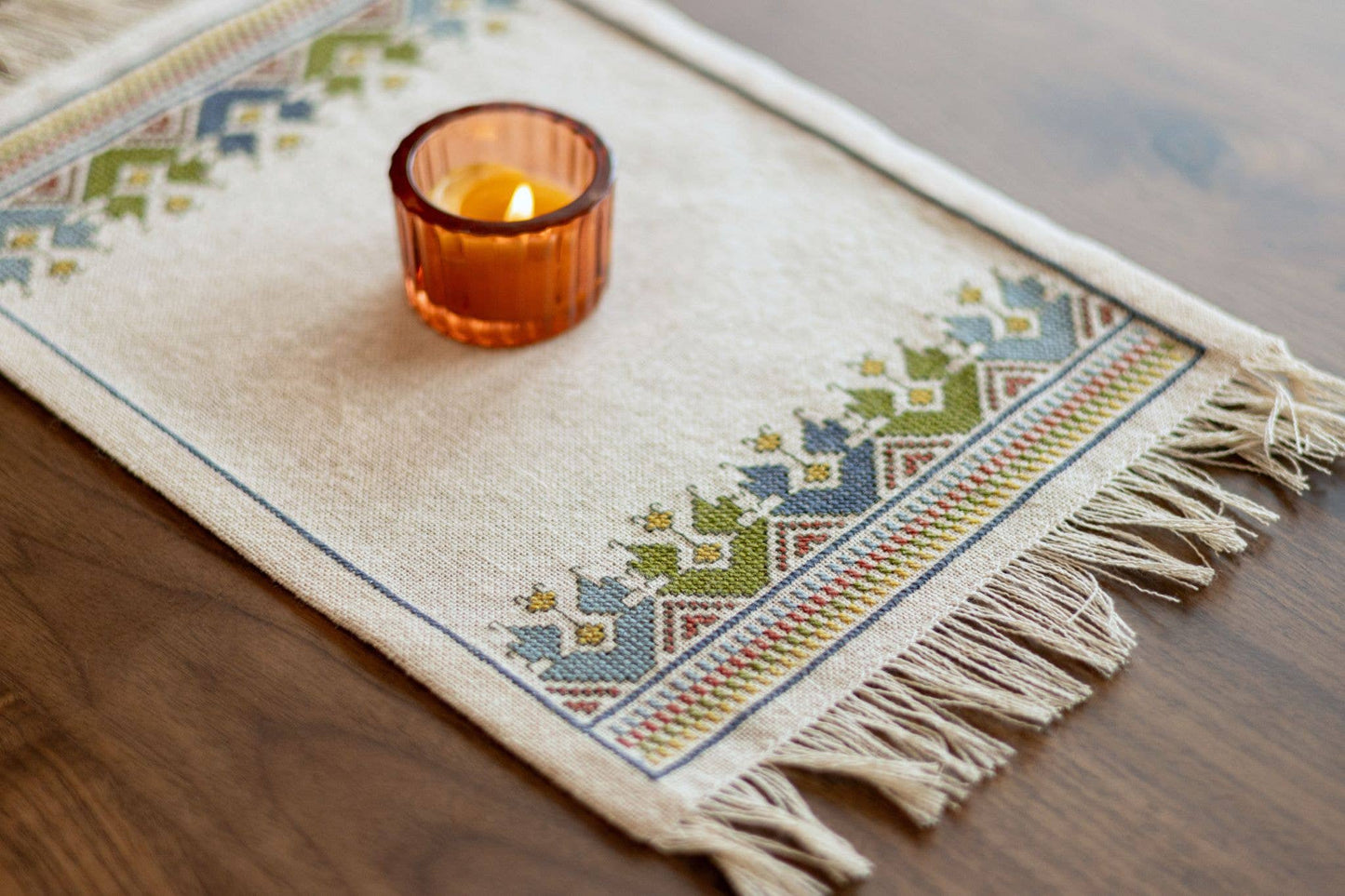 Little Baskets Cross Stitch Kit - Greek Inspired