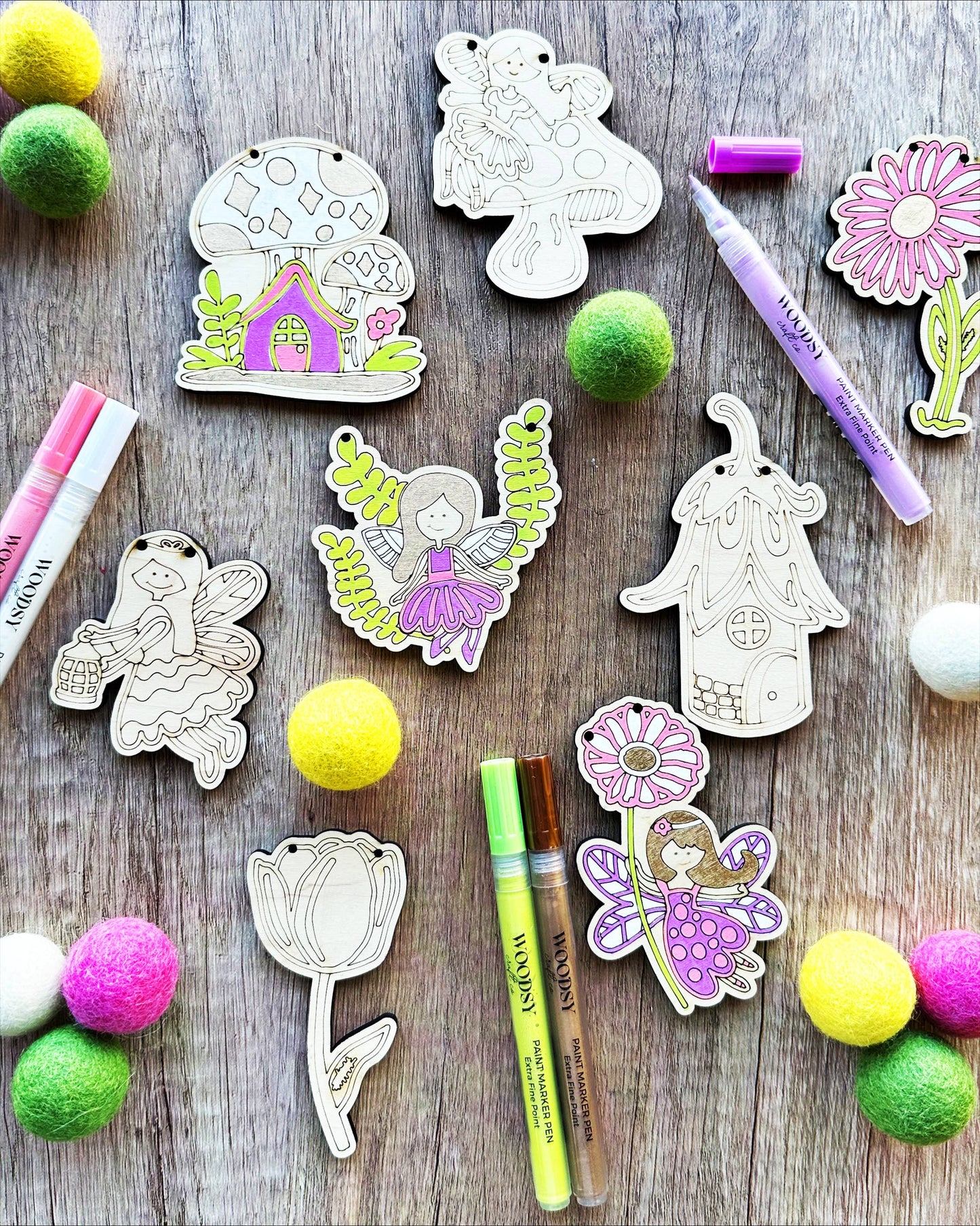 DIY Craft Kit - Fairy Garden Garland Kit