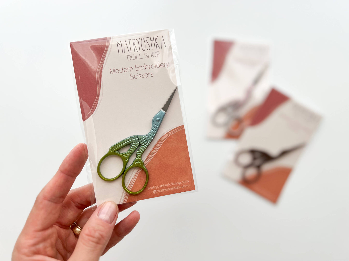 Stork Embroidery Scissors - Assorted Colors