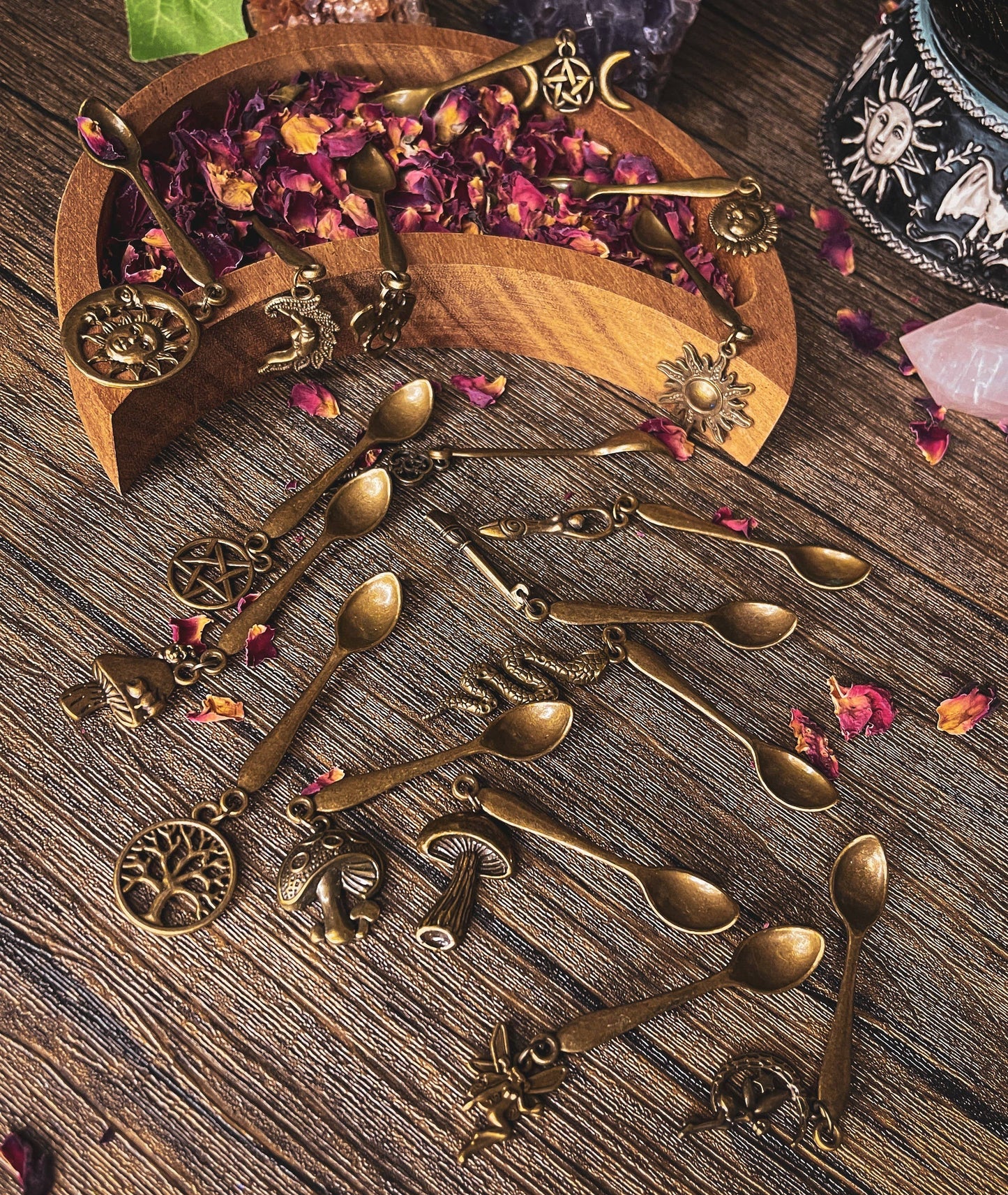 Goddess Witchy Charm Spoons