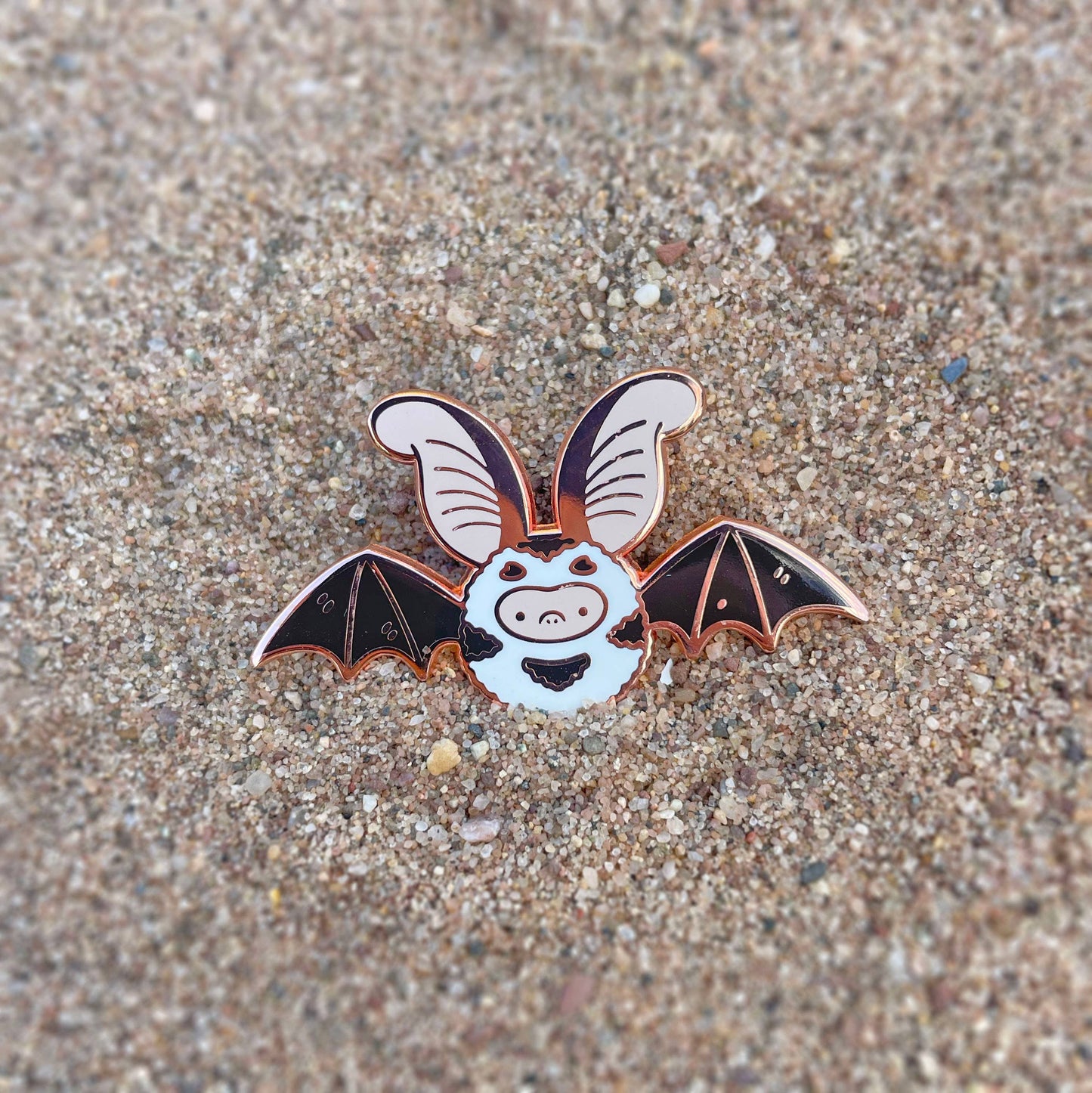 Spotted Bat Enamel Pin
