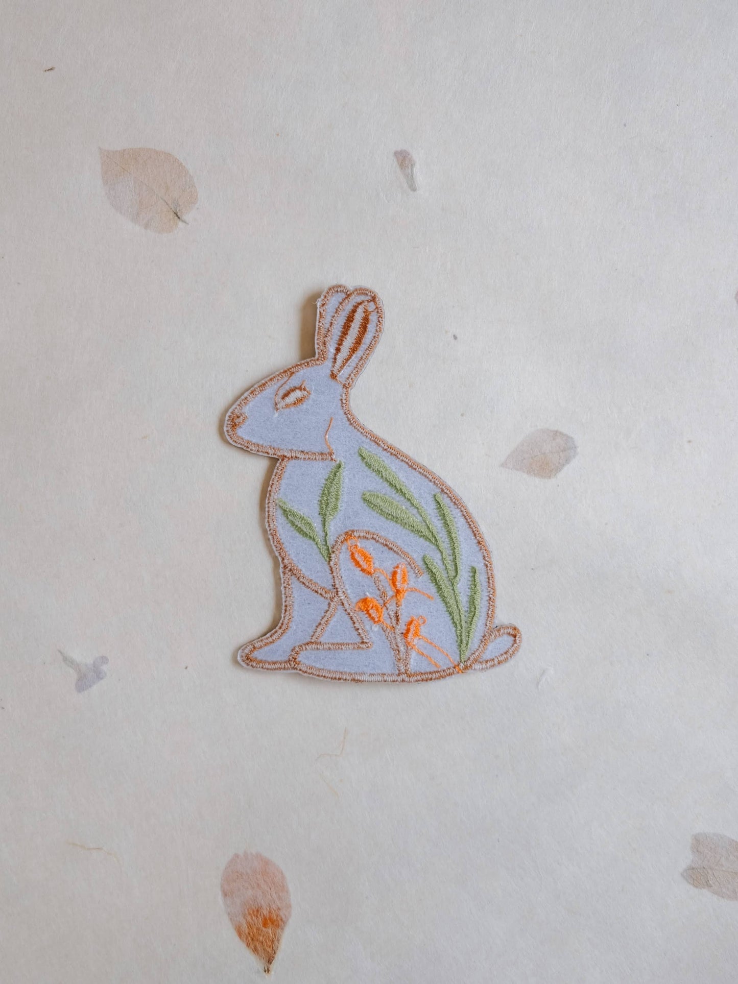 Rabbit iron-on patch