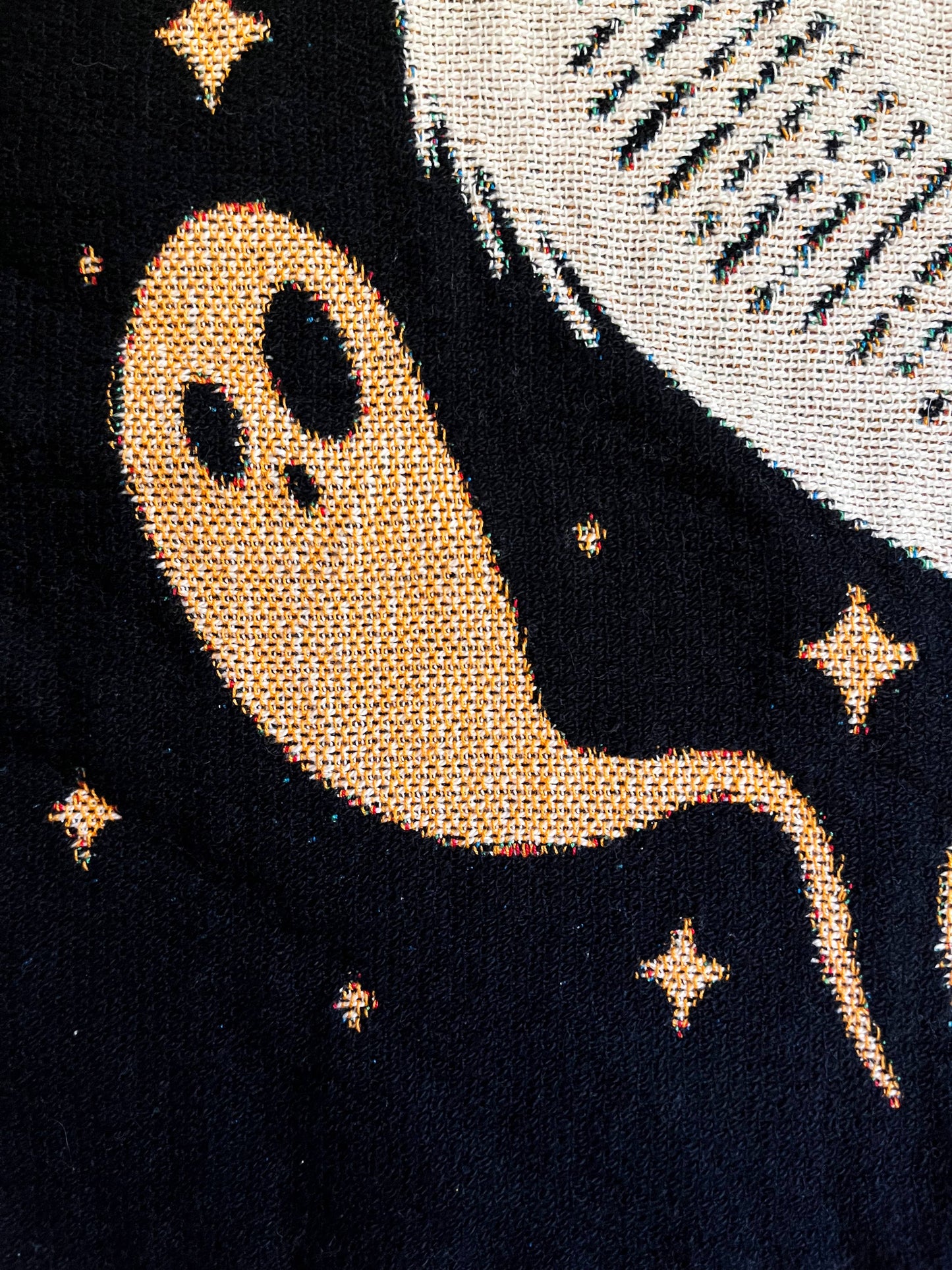 OuroPURRos Woven Throw Blanket | witchy | cats | occult: 60"x80"