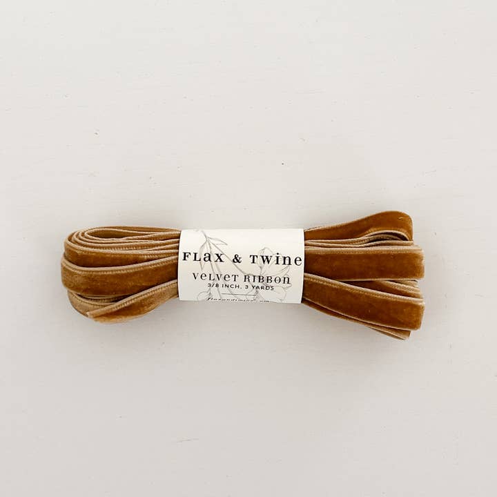 Flax & Twine Velvet Ribbon