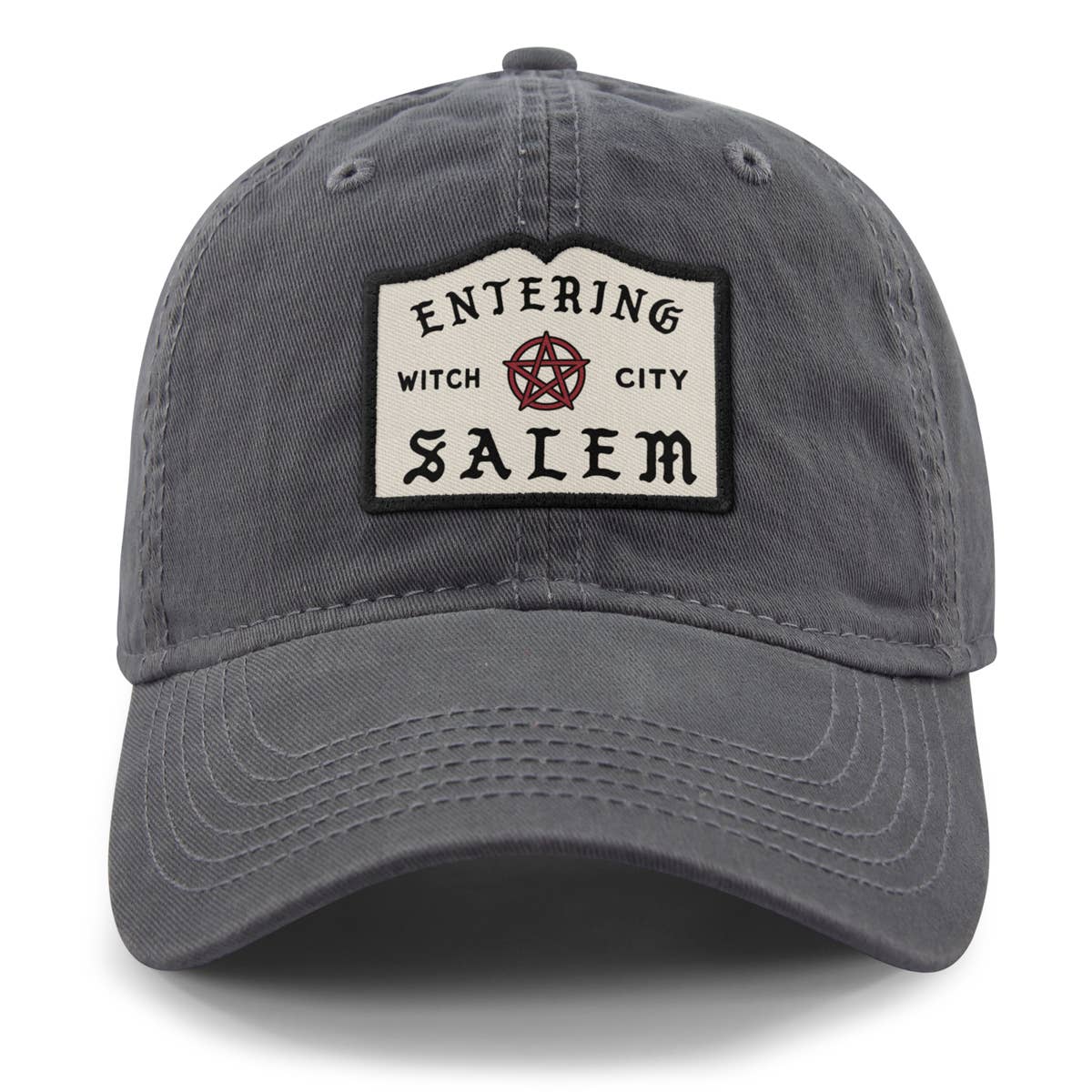 Entering Salem Baseball Hat in Black