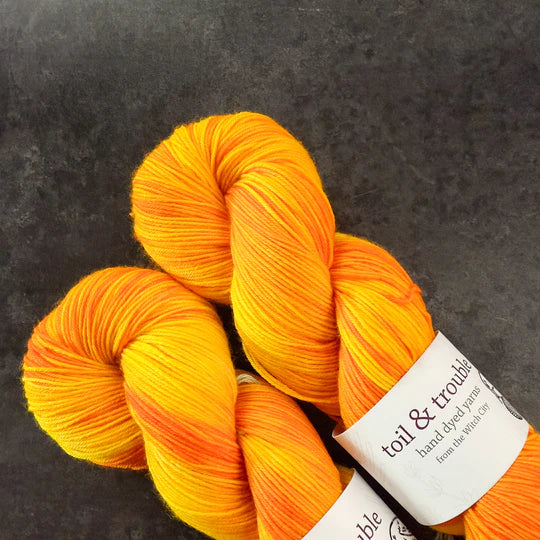 Toil & Trouble Hand Dyed Yarn - Classic Sock