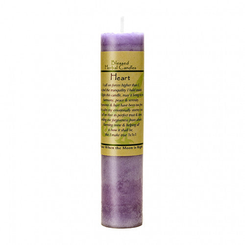 Blessed Herbal Heart Candle