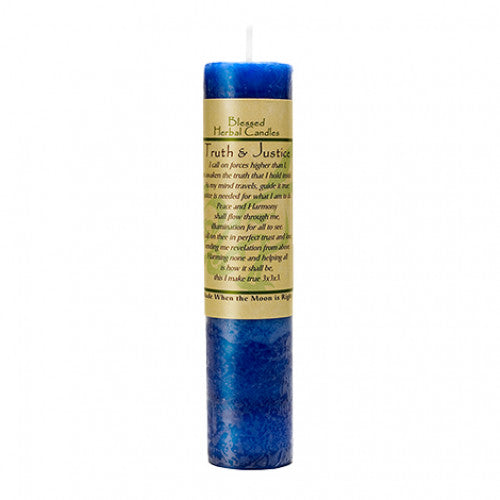 Blessed Herbal Truth and Justice Candle