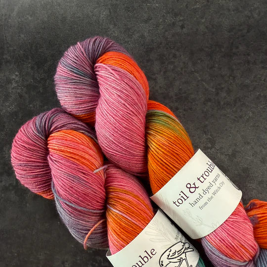 Toil & Trouble Hand Dyed Yarn - Classic Sock
