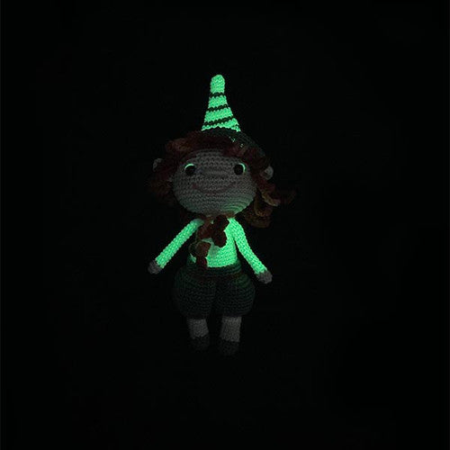 Dunaz the Elf GLOW IN THE DARK Crochet Amigurumi Kit - Enchanted Grove Collection