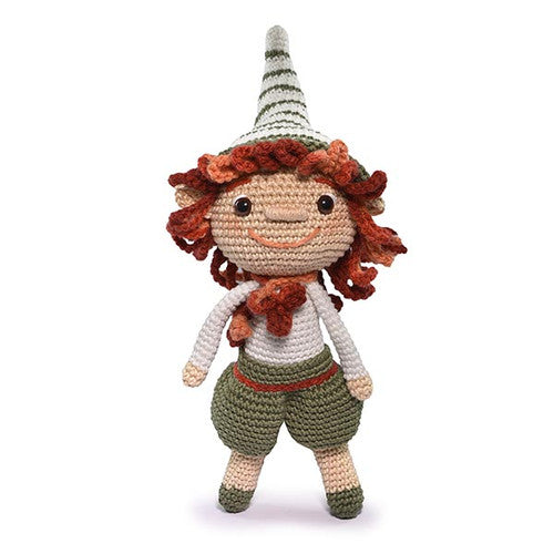 Dunaz the Elf GLOW IN THE DARK Crochet Amigurumi Kit - Enchanted Grove Collection