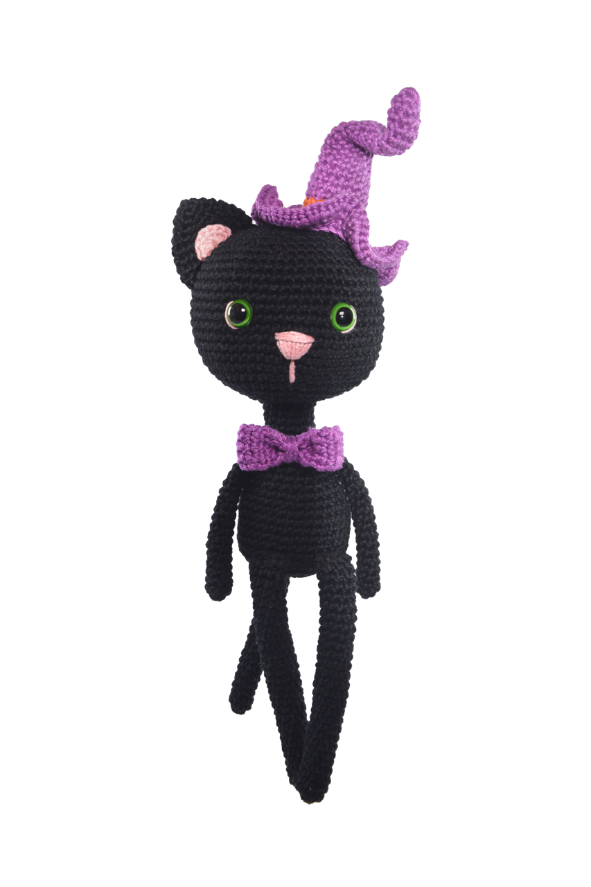 Black Cat Amigurumi Crochet Kit - Halloween Collection 2026