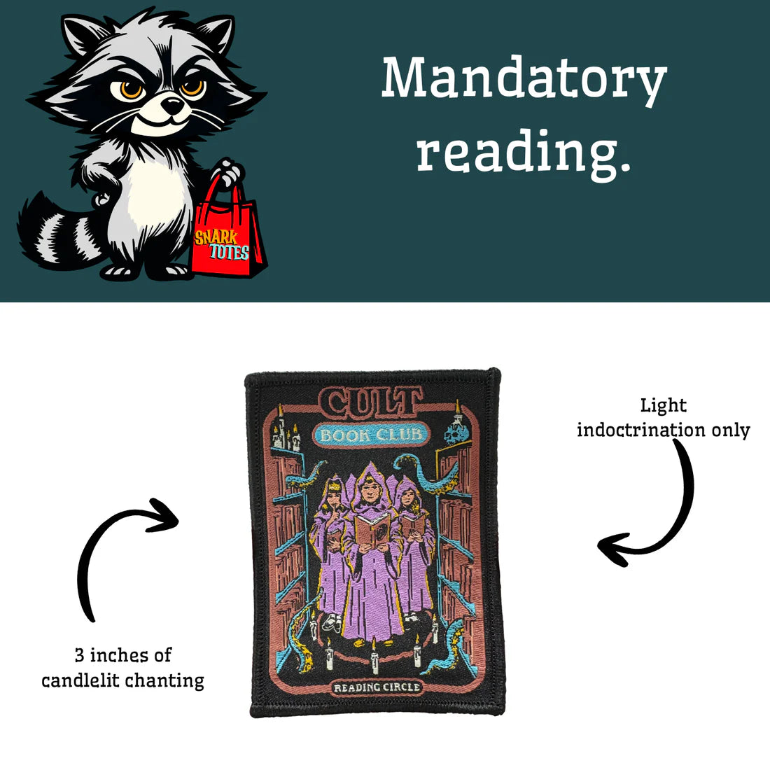Cult Book Club Iorn-on Patch