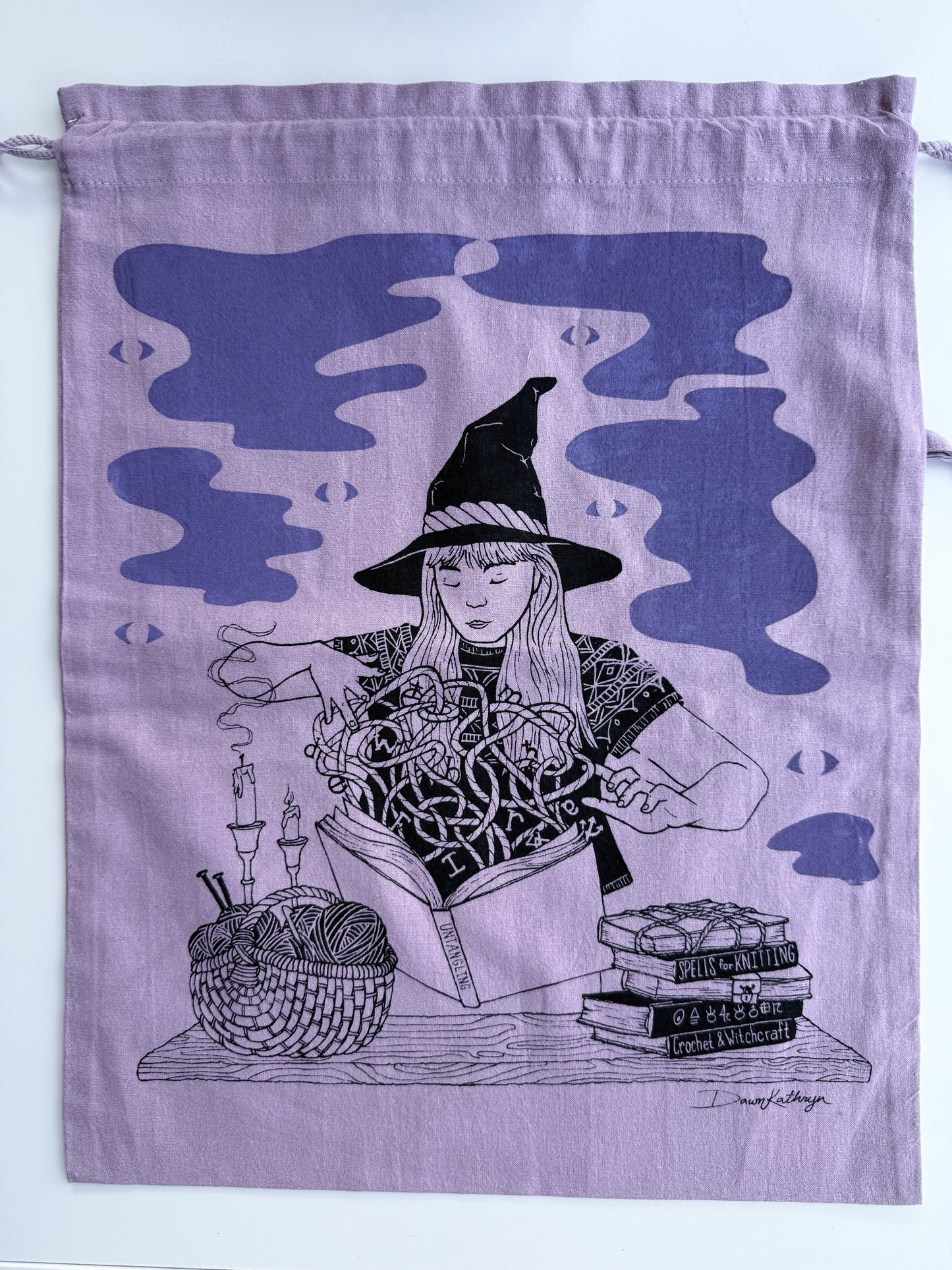 The Witch's Secret Project Bag by Dawn Kathryn Studio