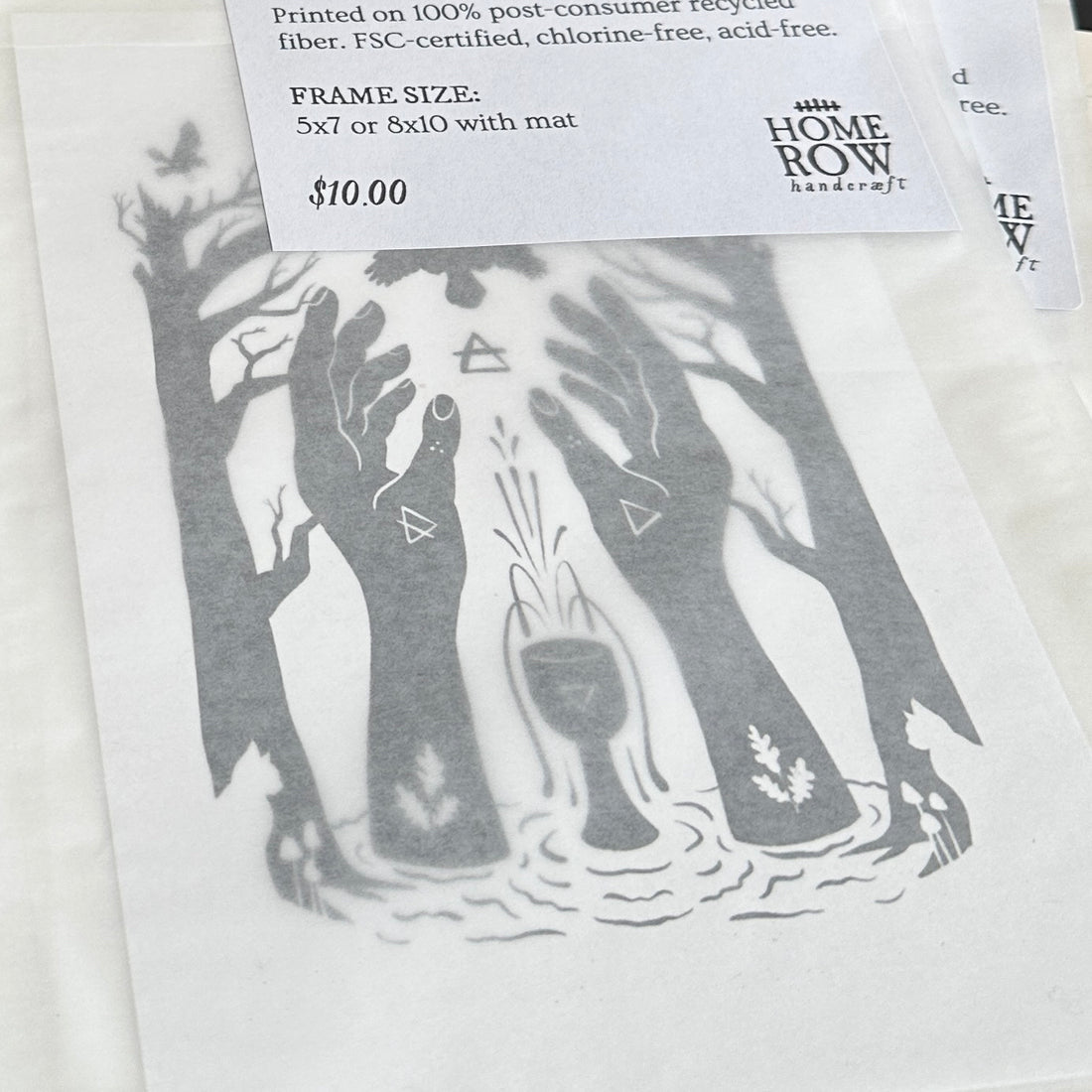Elemental Magic Art Print by Home Row Handcraft