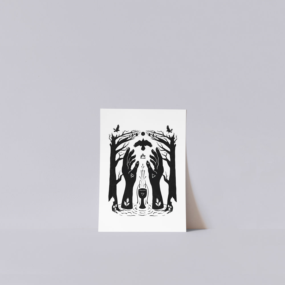 Elemental Magic Art Print by Home Row Handcraft