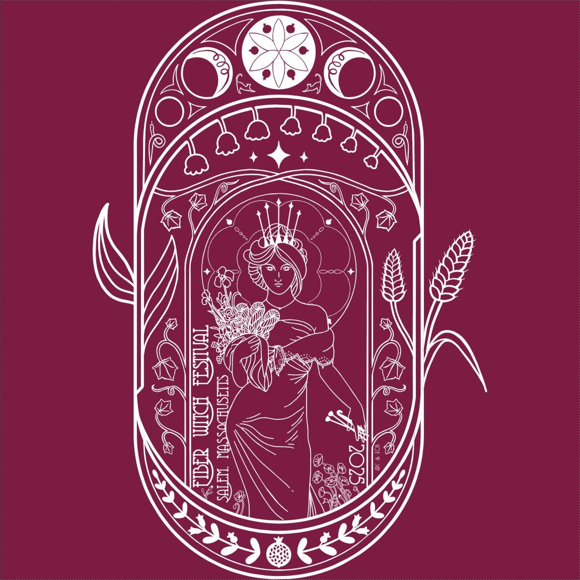 2025 Fiber Witch Festival Tshirt XS-4XL