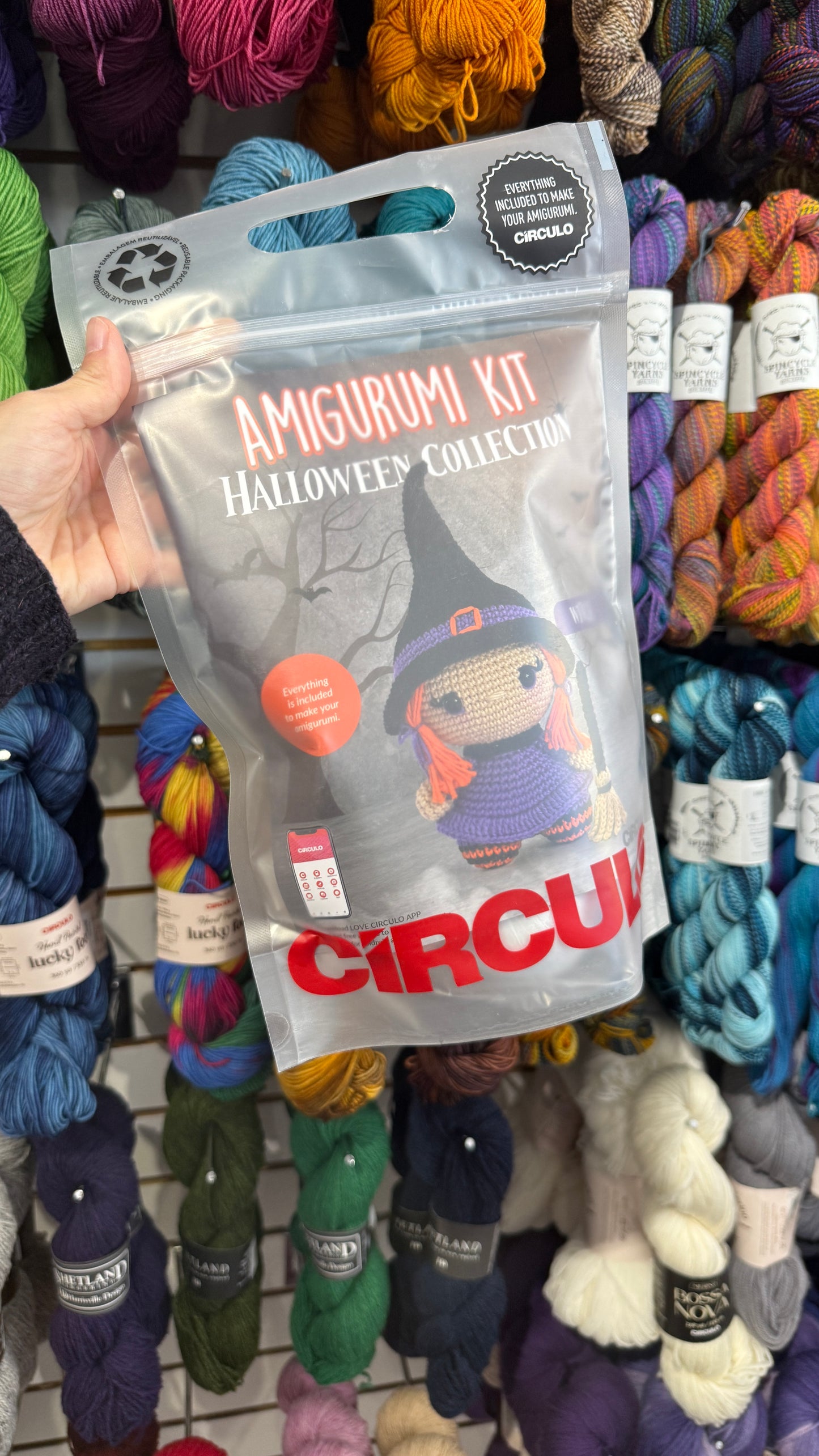 Limited Edition Witch Amigurumi Crochet Kit - Halloween Collection