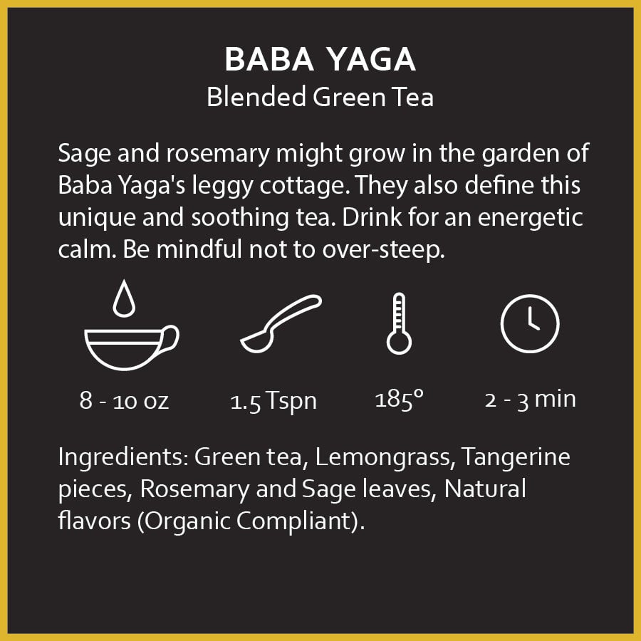 Baba Yaga Tea by Midnight Teas(e) - Rosemary & Sage Green Tea