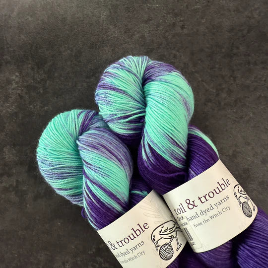 Toil & Trouble Hand Dyed Yarn - Classic Sock