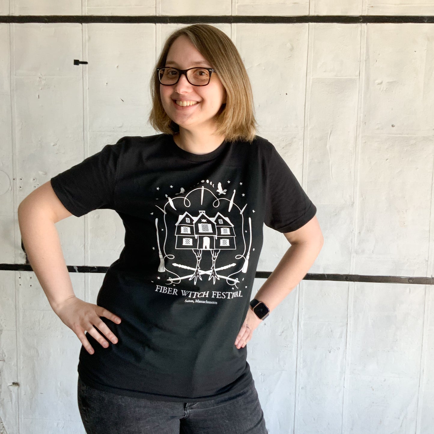 Original Fiber Witch Festival Tshirt XS-5XL (Vintage Black)