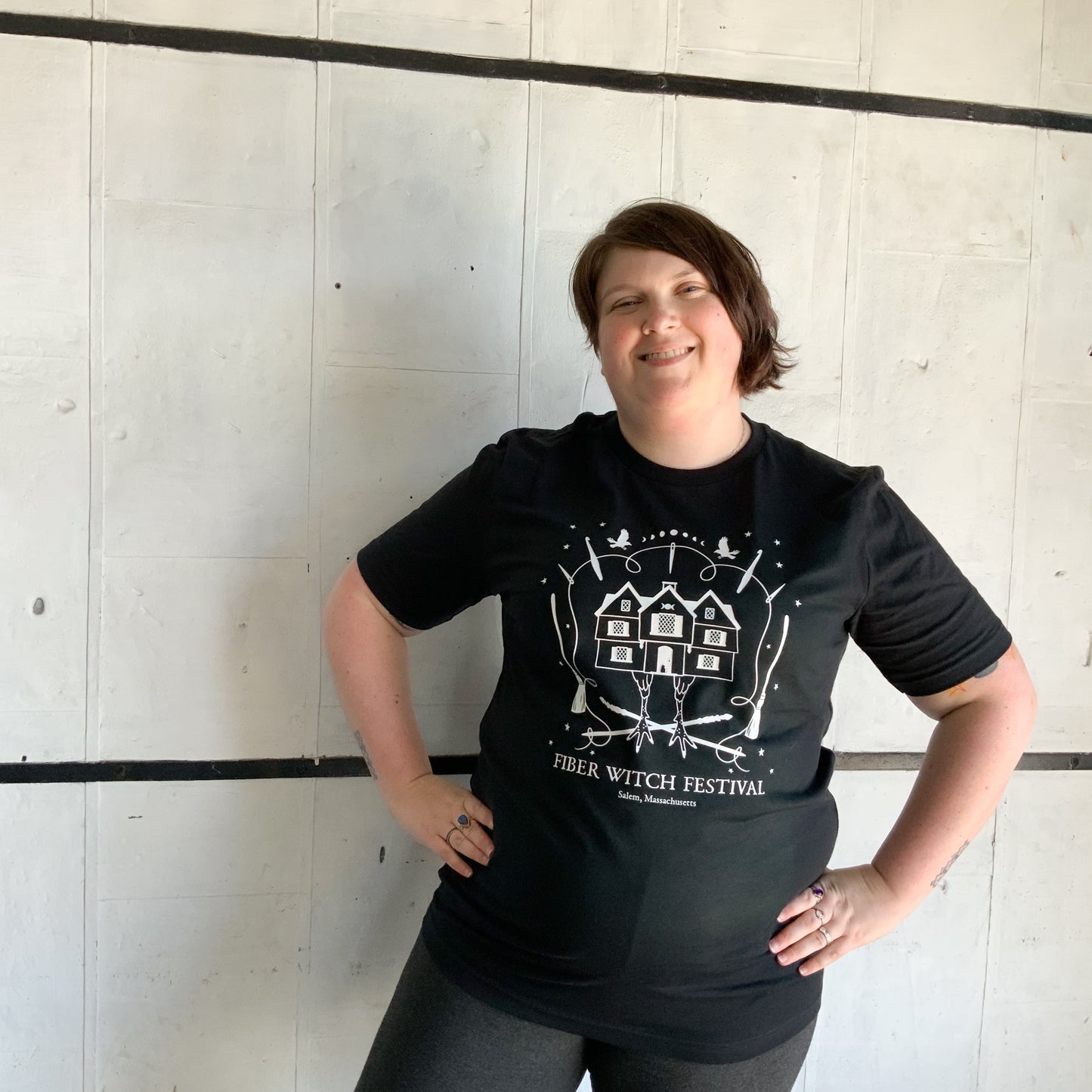 Original Fiber Witch Festival Tshirt XS-5XL (Vintage Black)