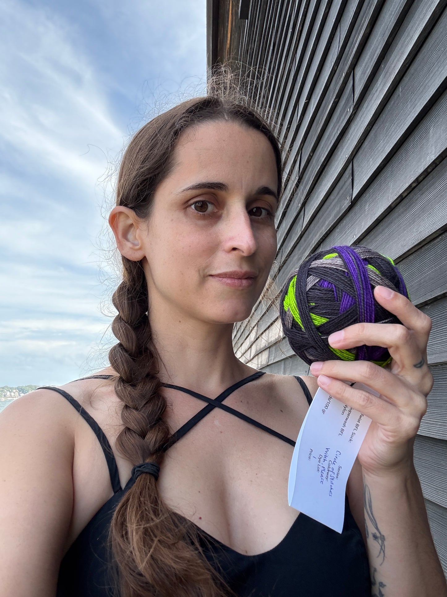 Witch, Please - Exclusive Self Striping Yarn by Valkyrie Fibers