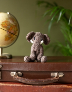 Mini Albus the African Elephant Crochet Kit
