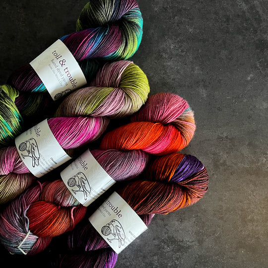 Toil & Trouble Hand Dyed Yarn - Classic Sock