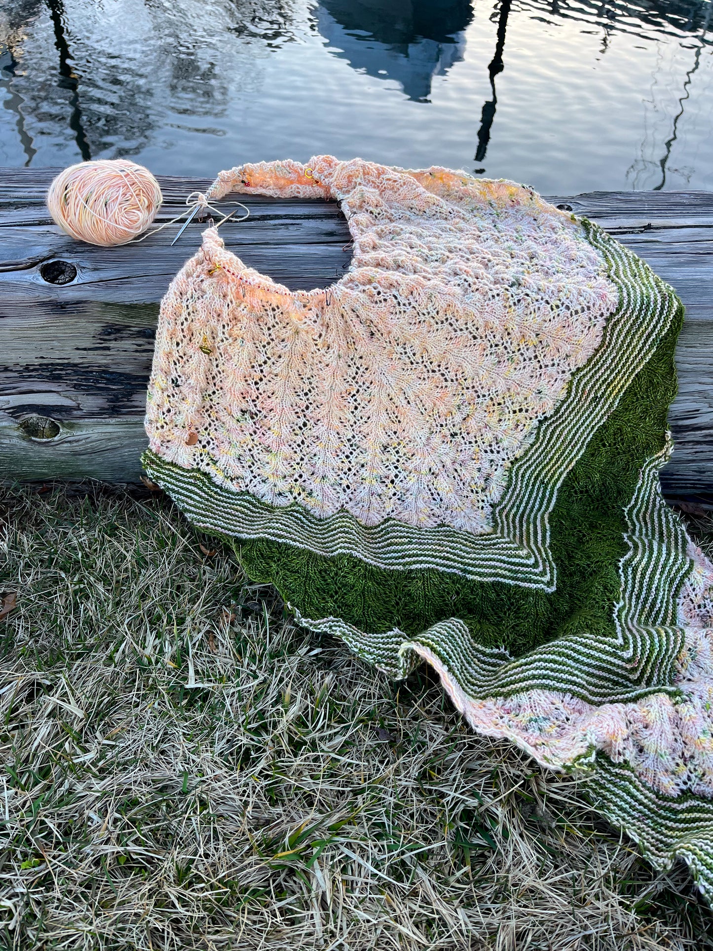 Savanna Shawl Knitting Pattern - Digital Download