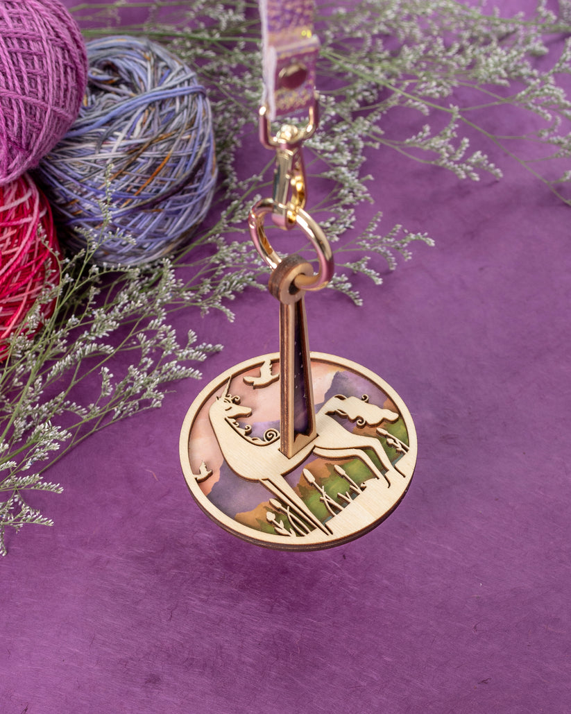 Believe - Glow in the Dark Mini Yarn Minder by Lemonwood