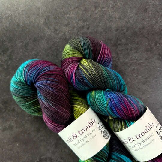 Toil & Trouble Hand Dyed Yarn - Classic Sock
