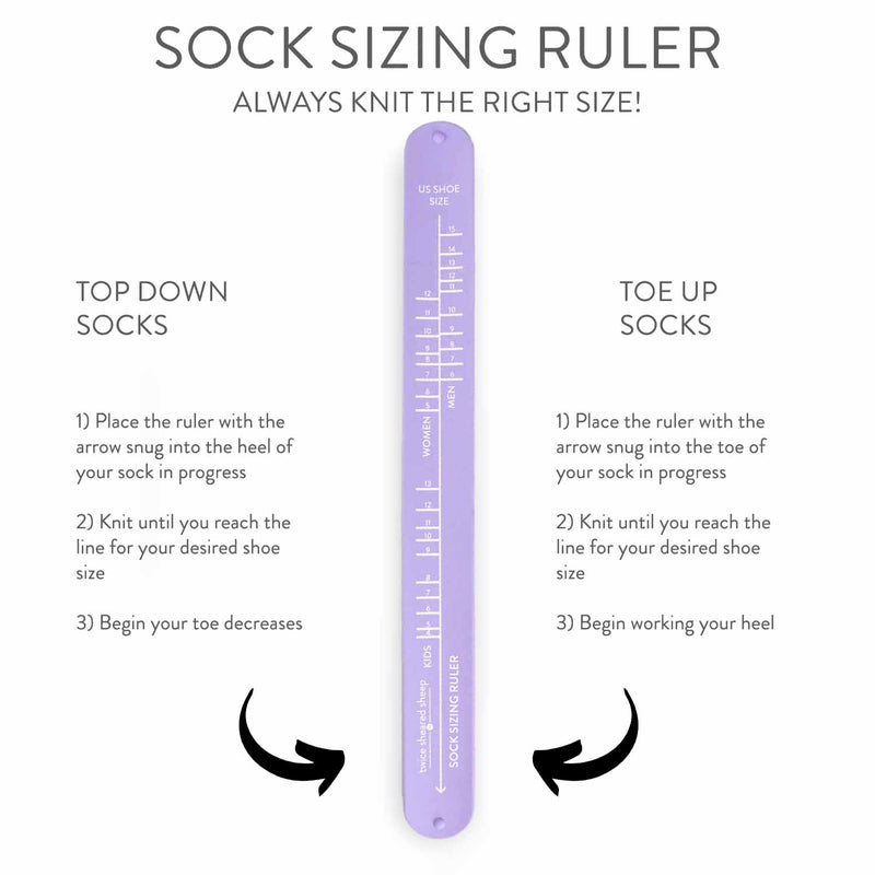 Sock Ruler Knitting Bracelet in Assorted Colors